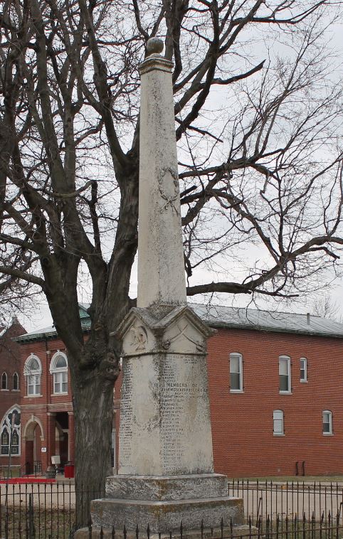 Barry Civil War Monument in Barry, Illinois